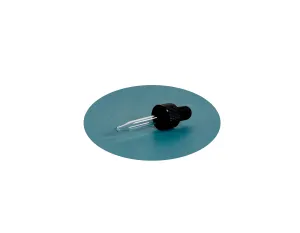 Black Screw Thread Glass Droppers (1 dram)