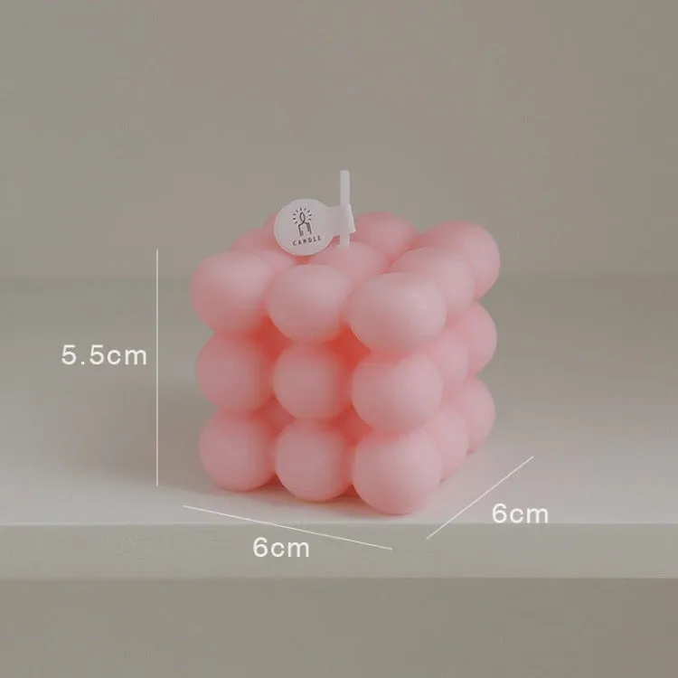 Cube Scented Candle | Pink Bubble Cube