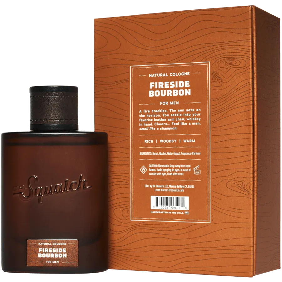 FIRESIDE BOURBON COLOGNE - Dr Squatch