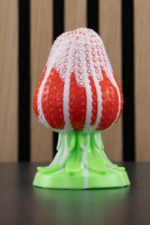 Goliath Strawberry Plug with Soft Shaft and Medium Base - Minimized Flopping and Bubbling